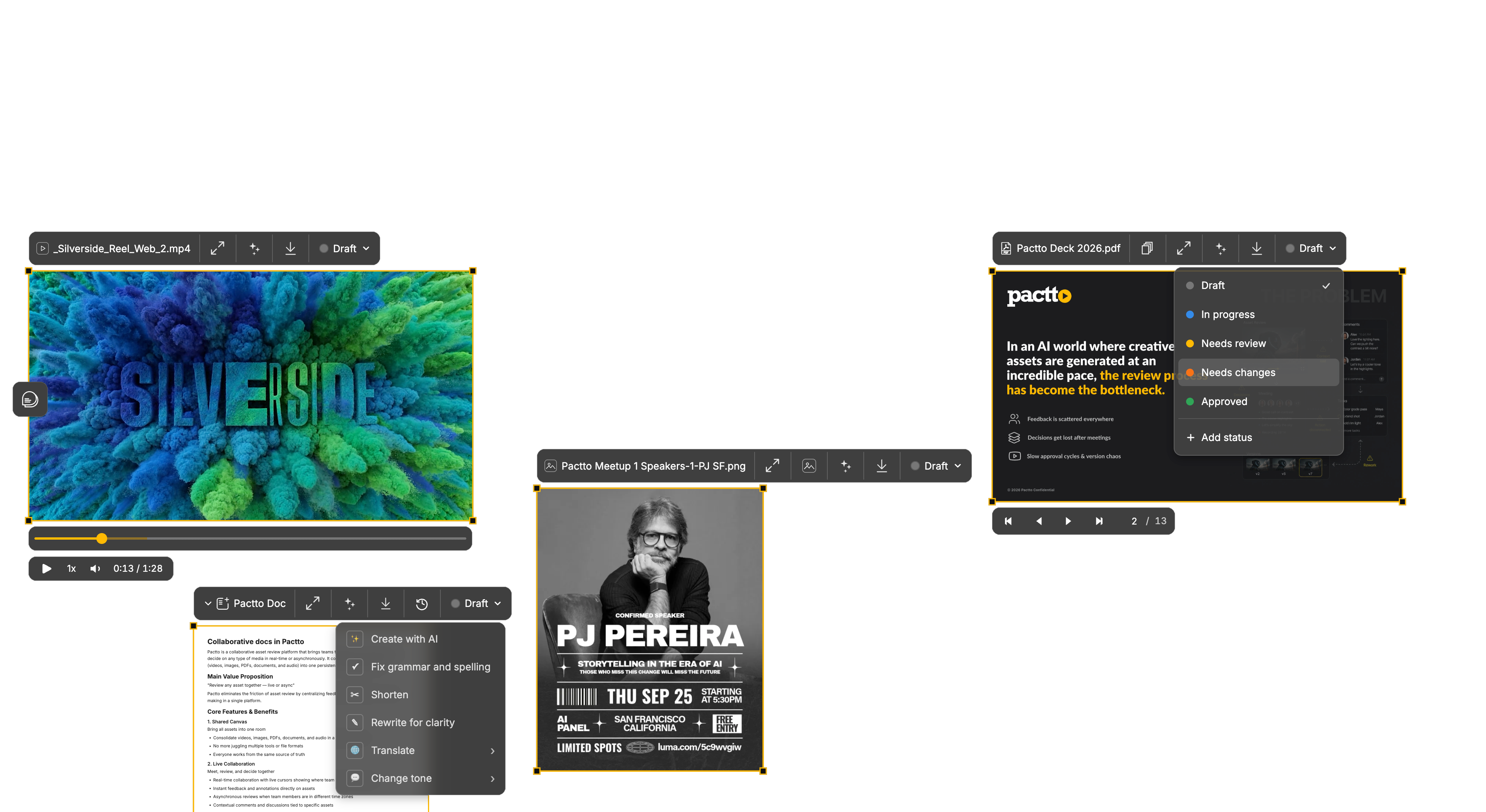 with a powerful canvas for all assets